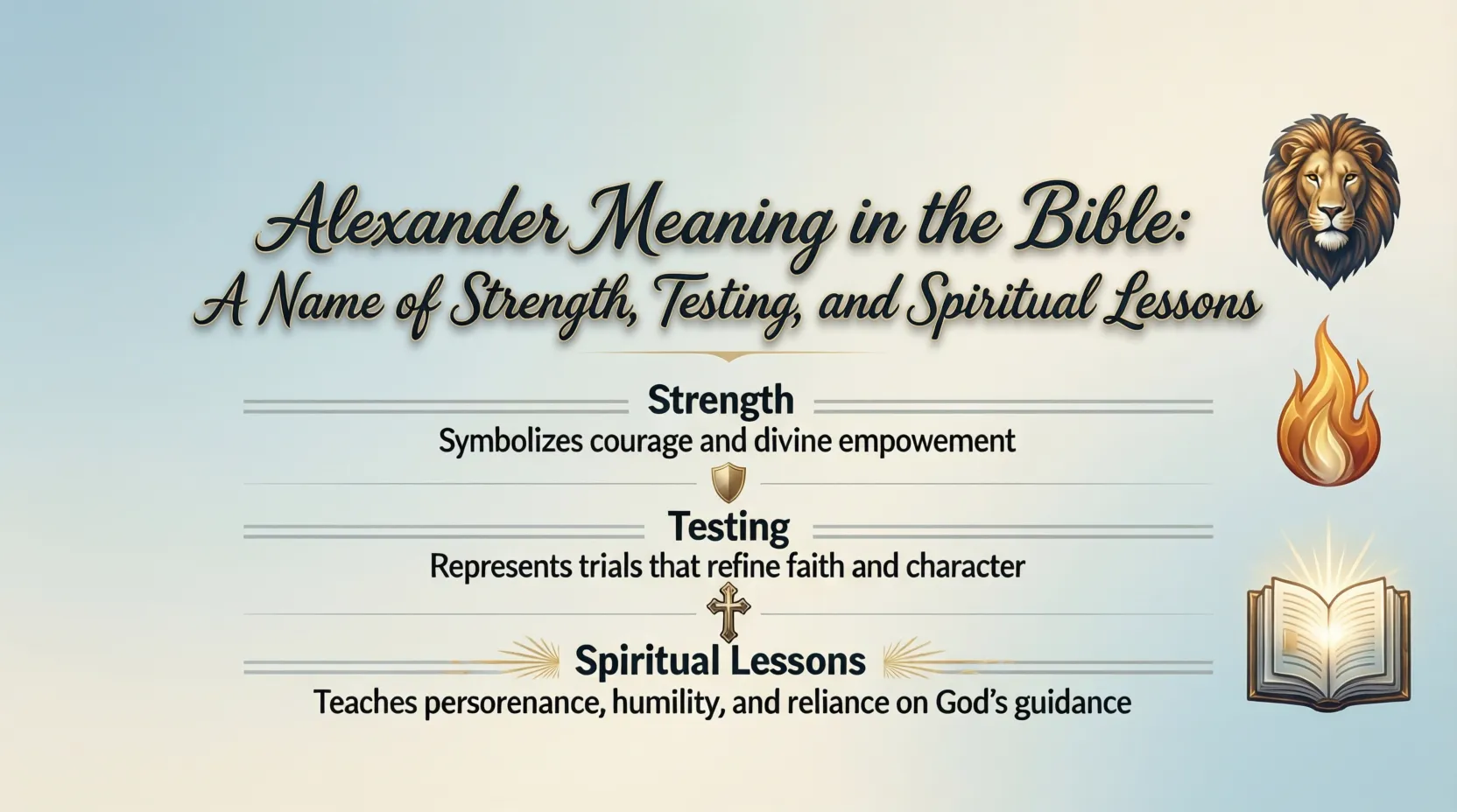 Alexander Meaning in the Bible