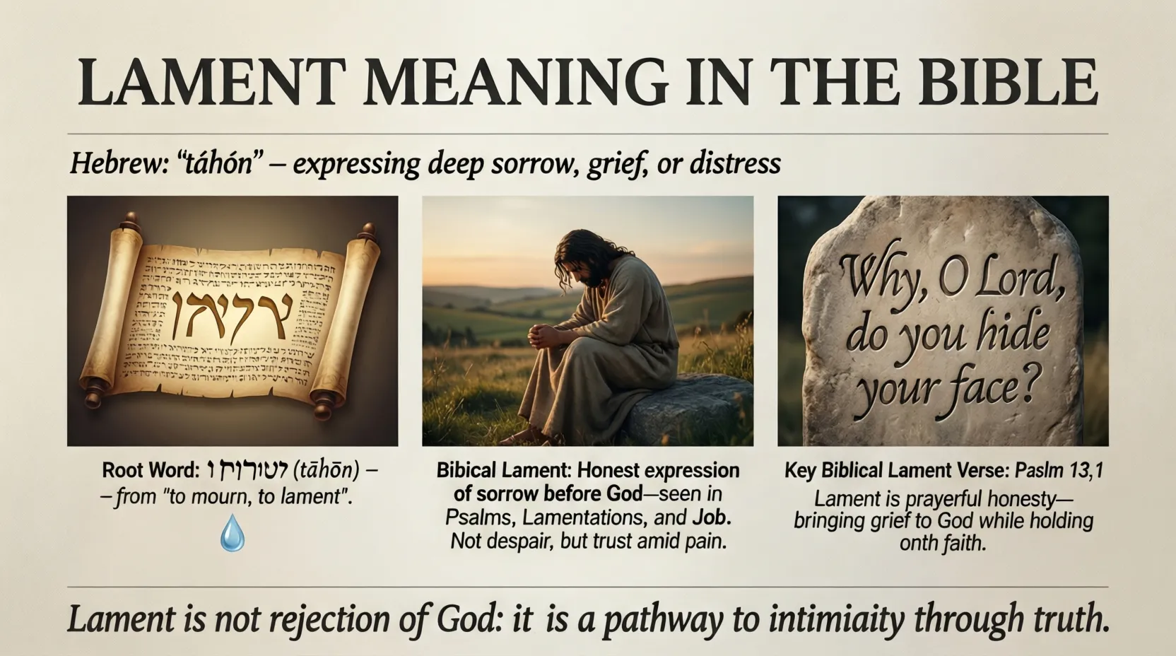 Lament Meaning in the Bible