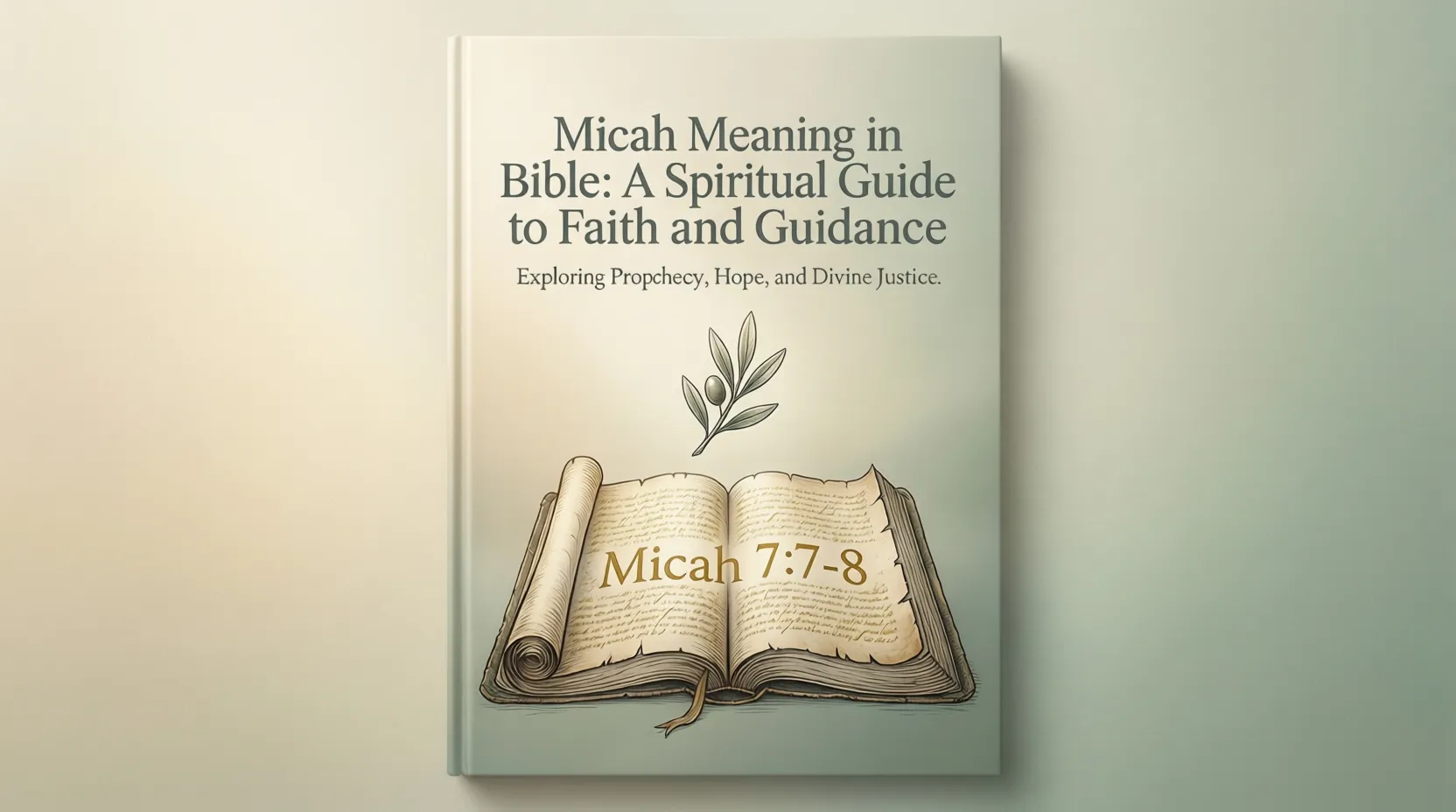 Micah Meaning in Bible