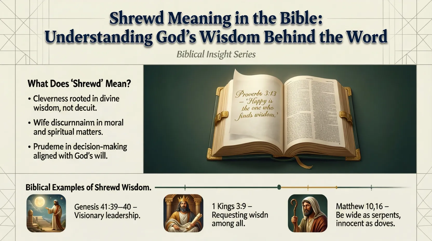Shrewd Meaning in the Bible