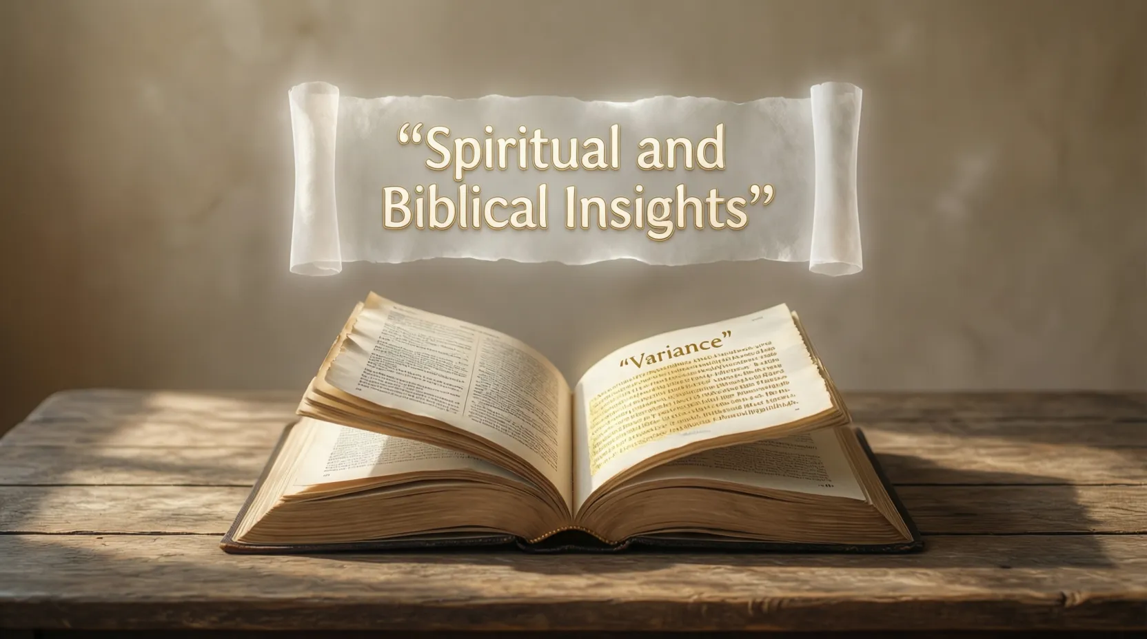 Variance Meaning in the Bible