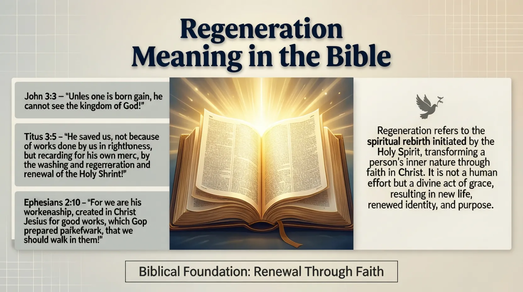 Regeneration Meaning in the Bible