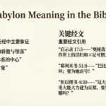 Babylon Meaning in the Bible