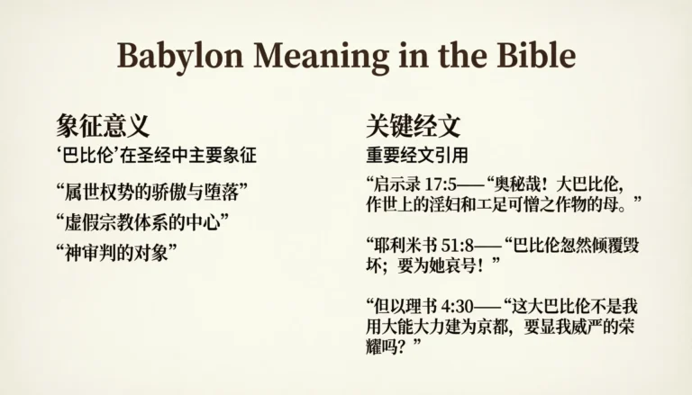 Babylon Meaning in the Bible
