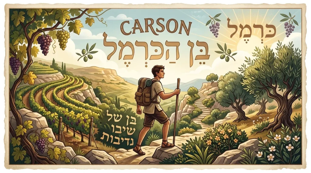 Carson Meaning in Hebrew