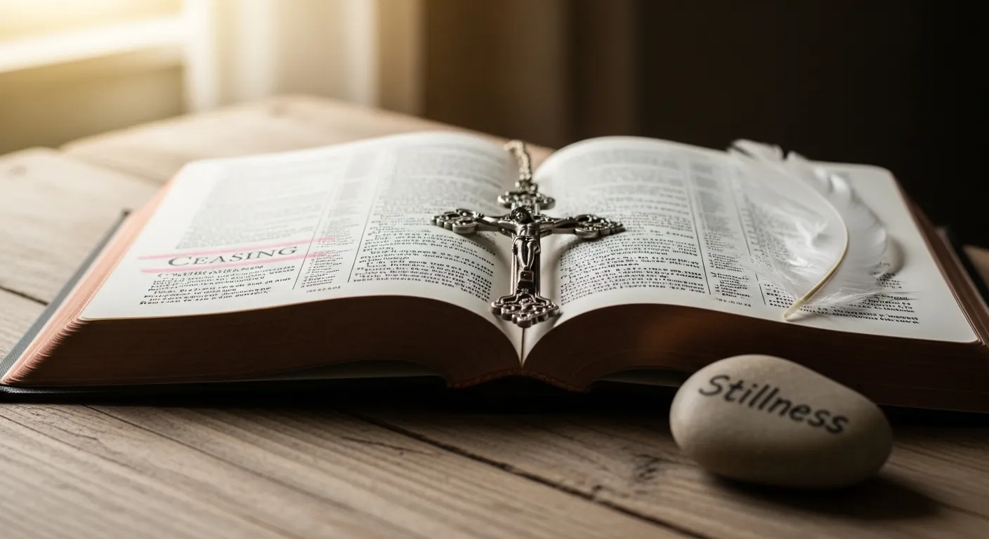 Ceasing Meaning Bible