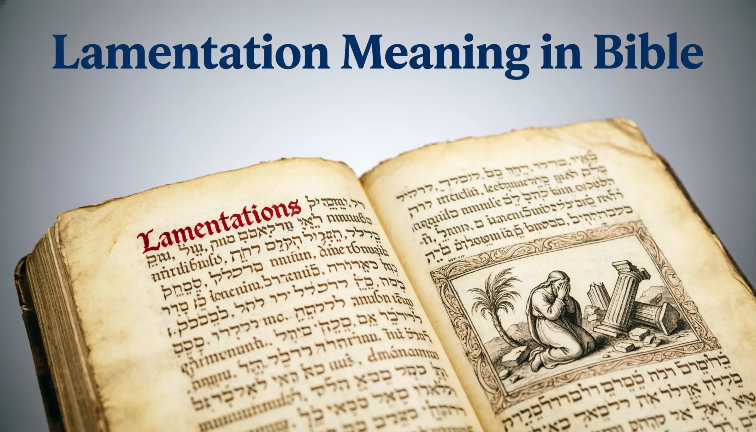 Lamentation Meaning in Bible