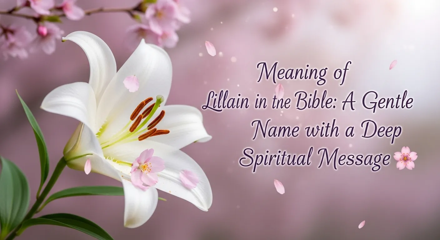 Meaning of Lillian in Bible