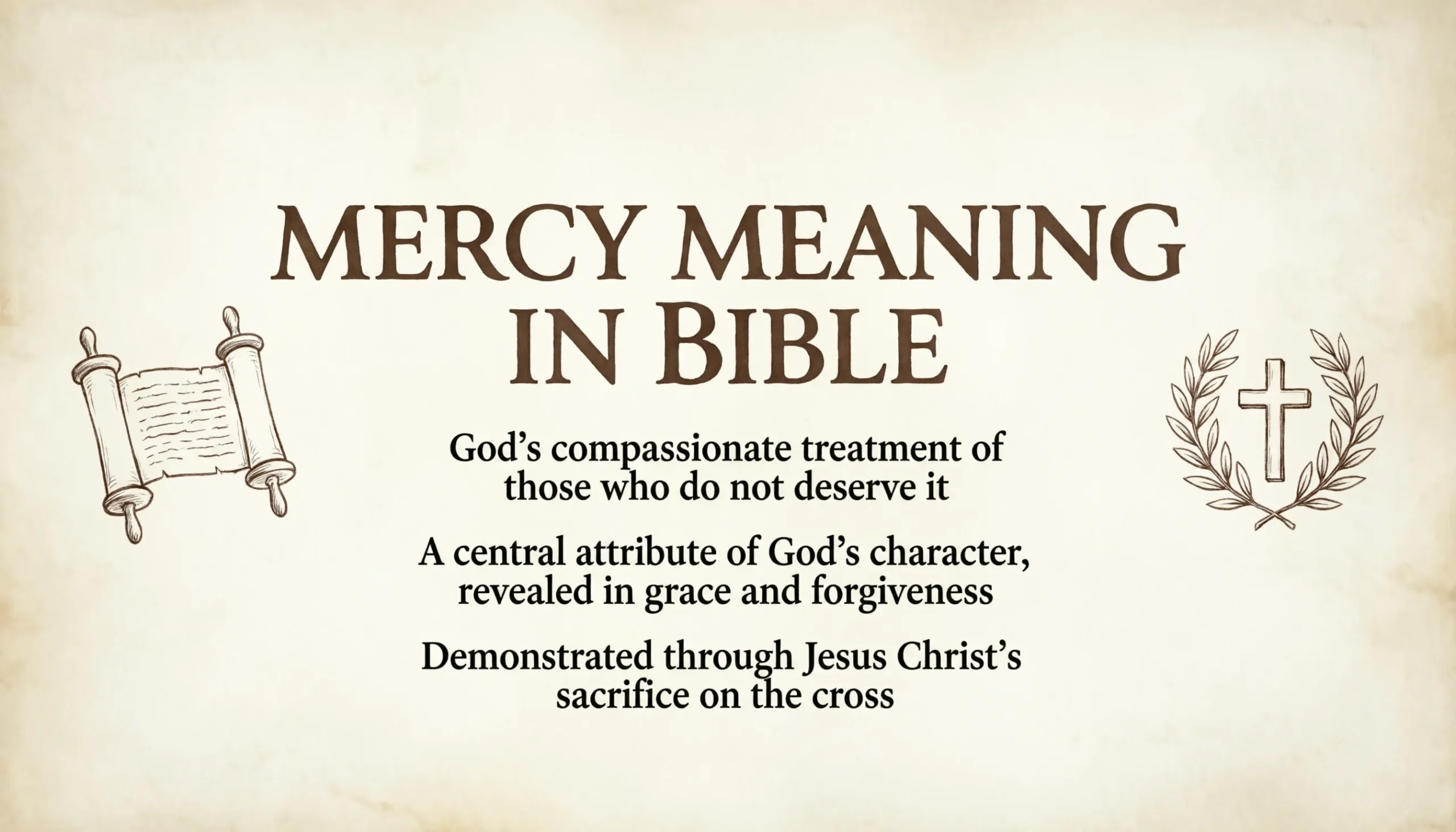 Mercy Meaning in Bible