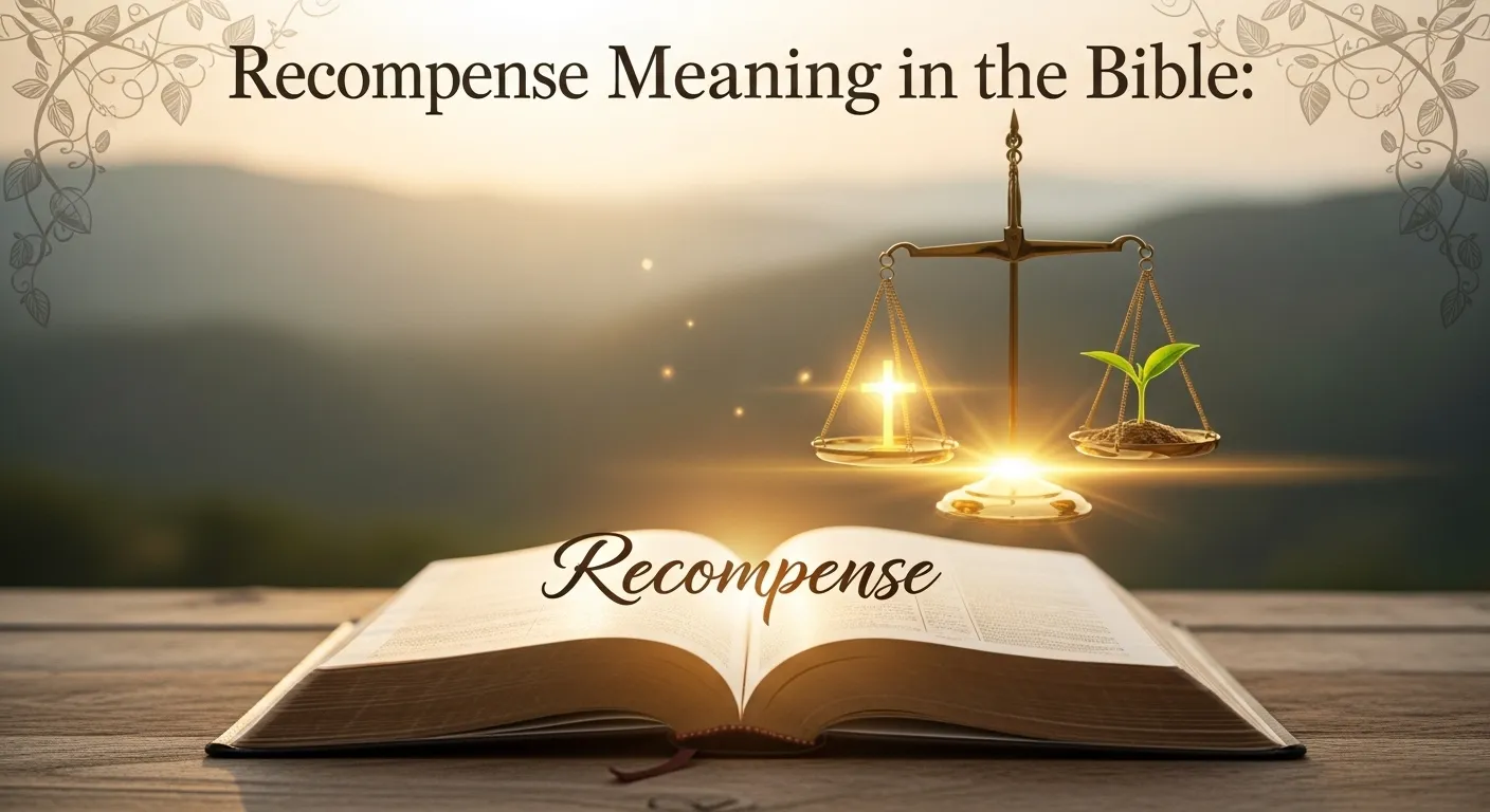 Recompense Meaning in the Bible