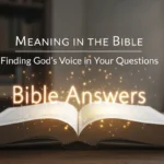 Bible Answers Meaning in the Bible