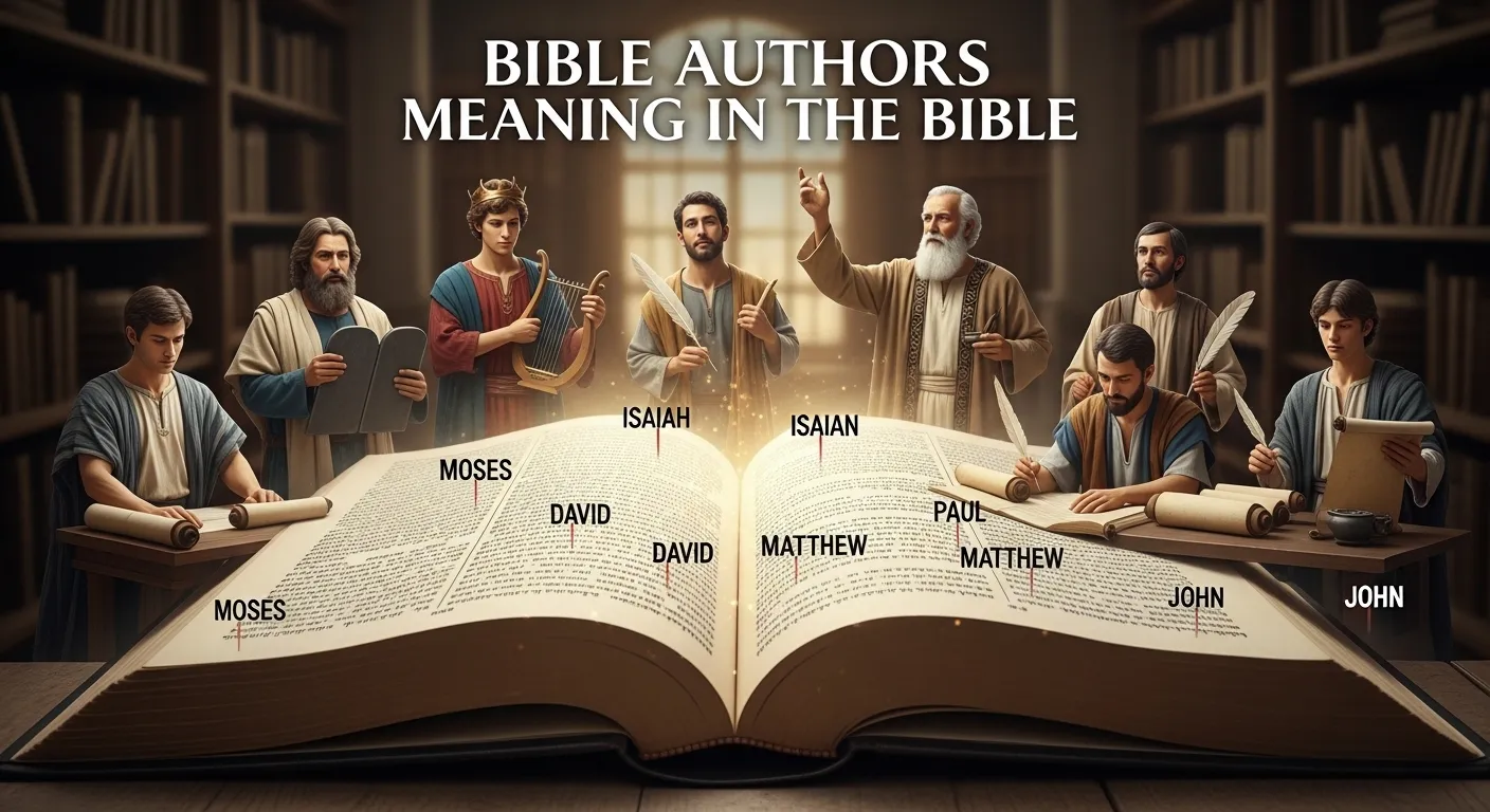 Bible Authors Meaning in the Bible