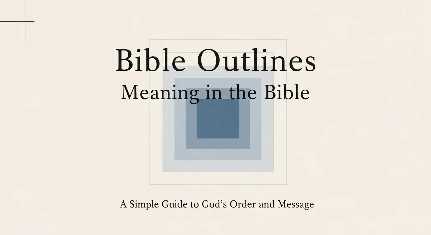 Bible Outlines Meaning in the Bible