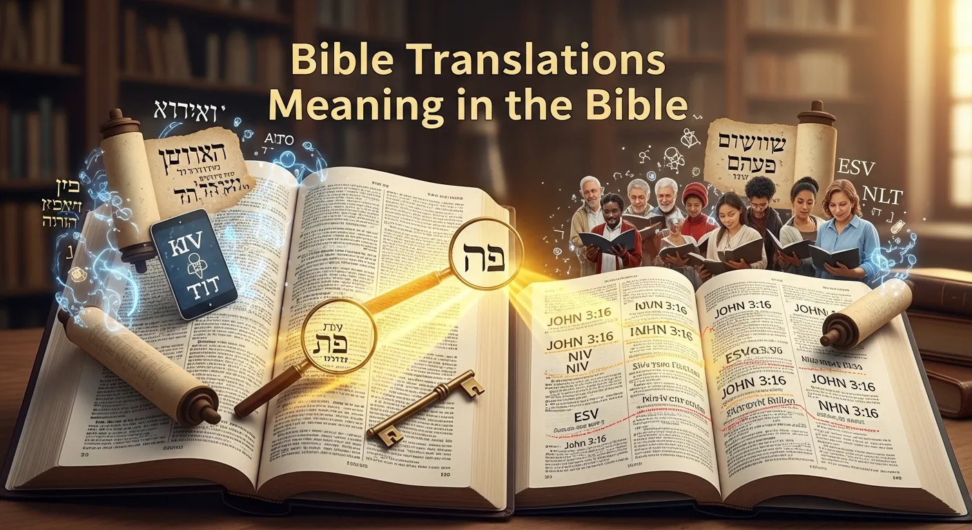 Bible Translations Meaning in the Bible