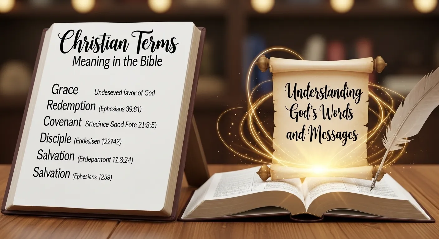 Christian Terms Meaning in the Bible
