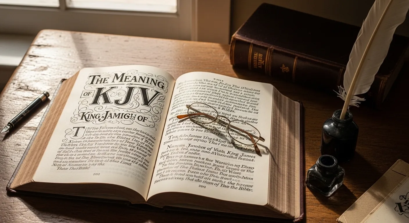 KJV Meaning in the Bible