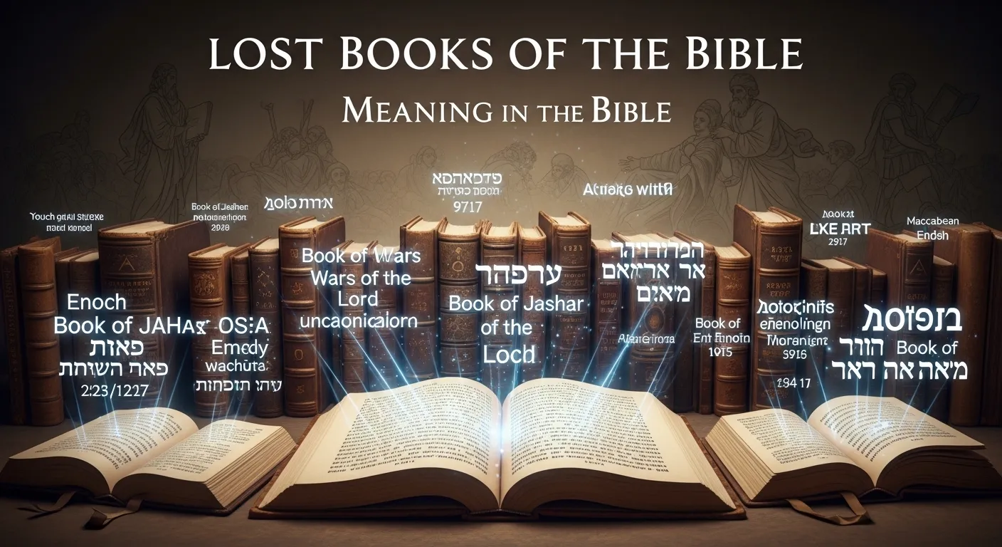 Lost Books of the Bible Meaning in the Bible