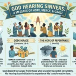 God Hearing Sinners Meaning in the Bible