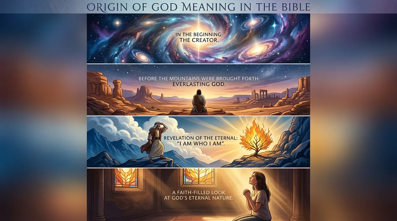 Origin of God Meaning in the Bible