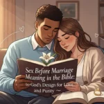 Sex Before Marriage Meaning in the Bible