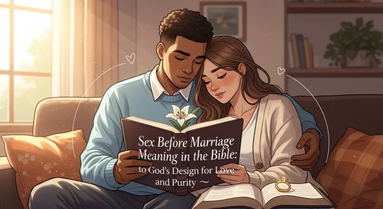 Sex Before Marriage Meaning in the Bible
