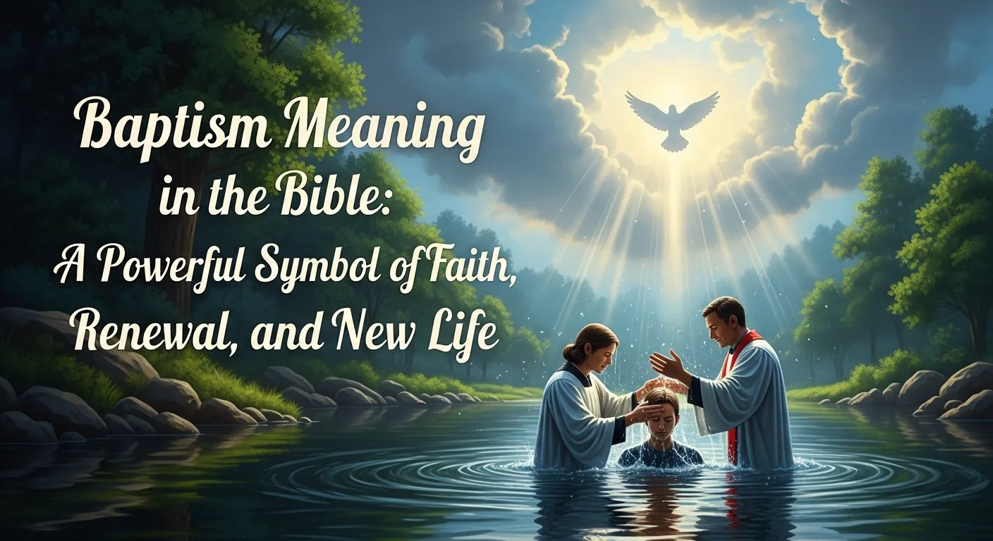 Baptism Meaning in the Bible