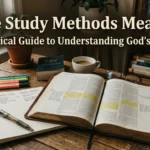 Bible Study Methods Meaning
