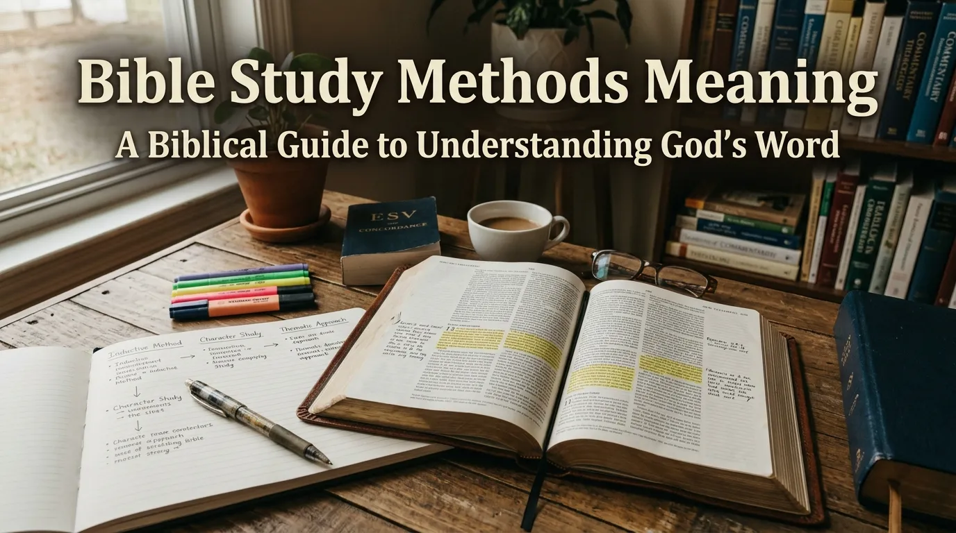 Bible Study Methods Meaning