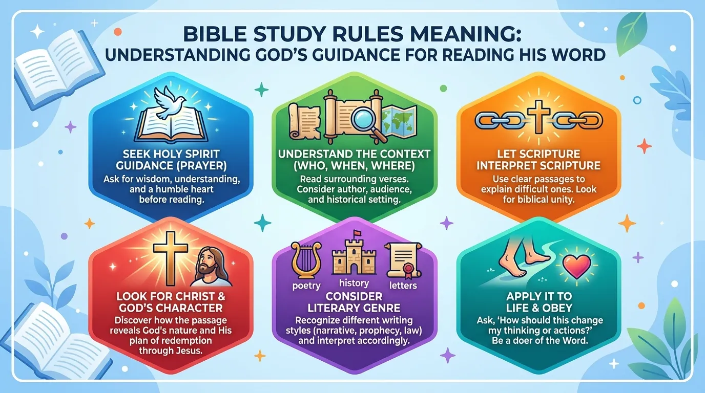Bible Study Rules Meaning