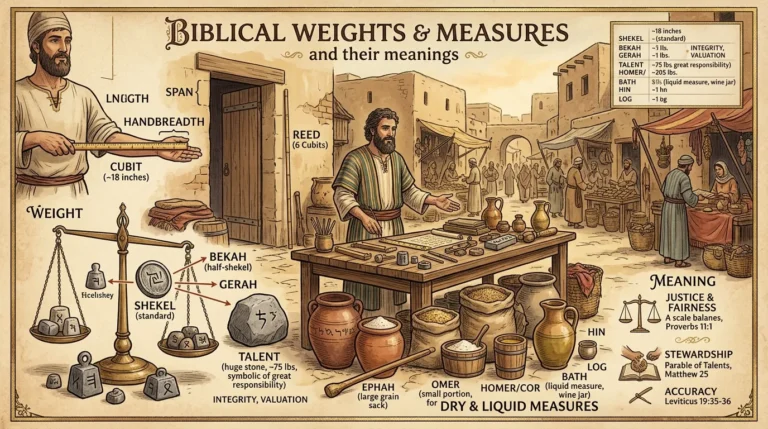 Bible Weights and Measures Meaning