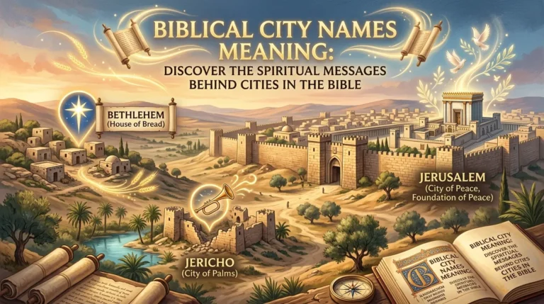 Biblical City Names Meaning