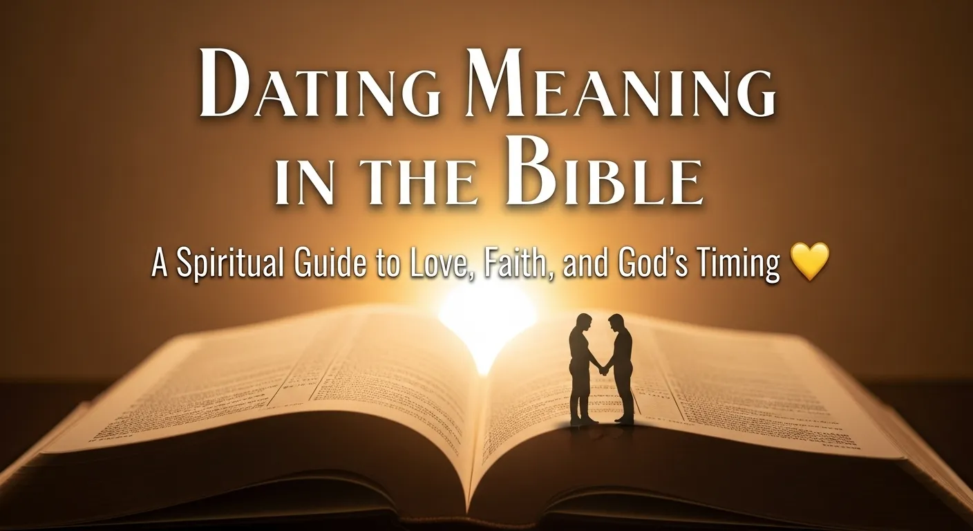 Dating Meaning in the Bible