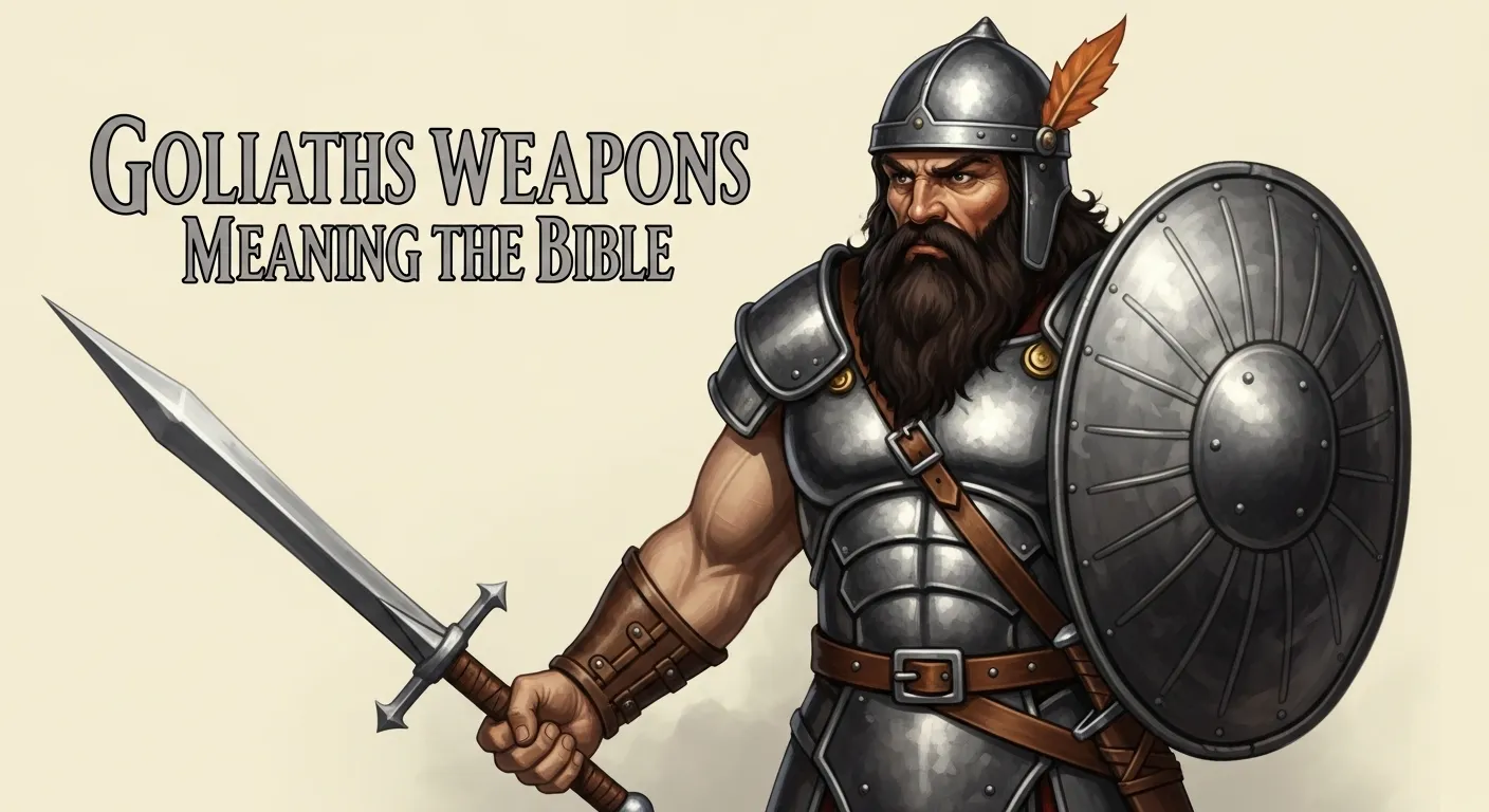 Goliath Weapons Meaning in the Bible