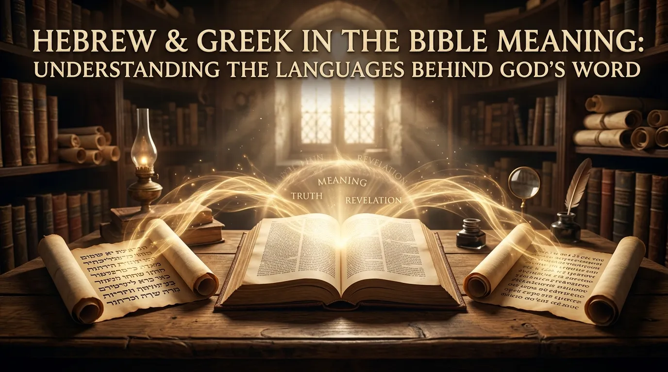 Hebrew and Greek in the Bible Meaning
