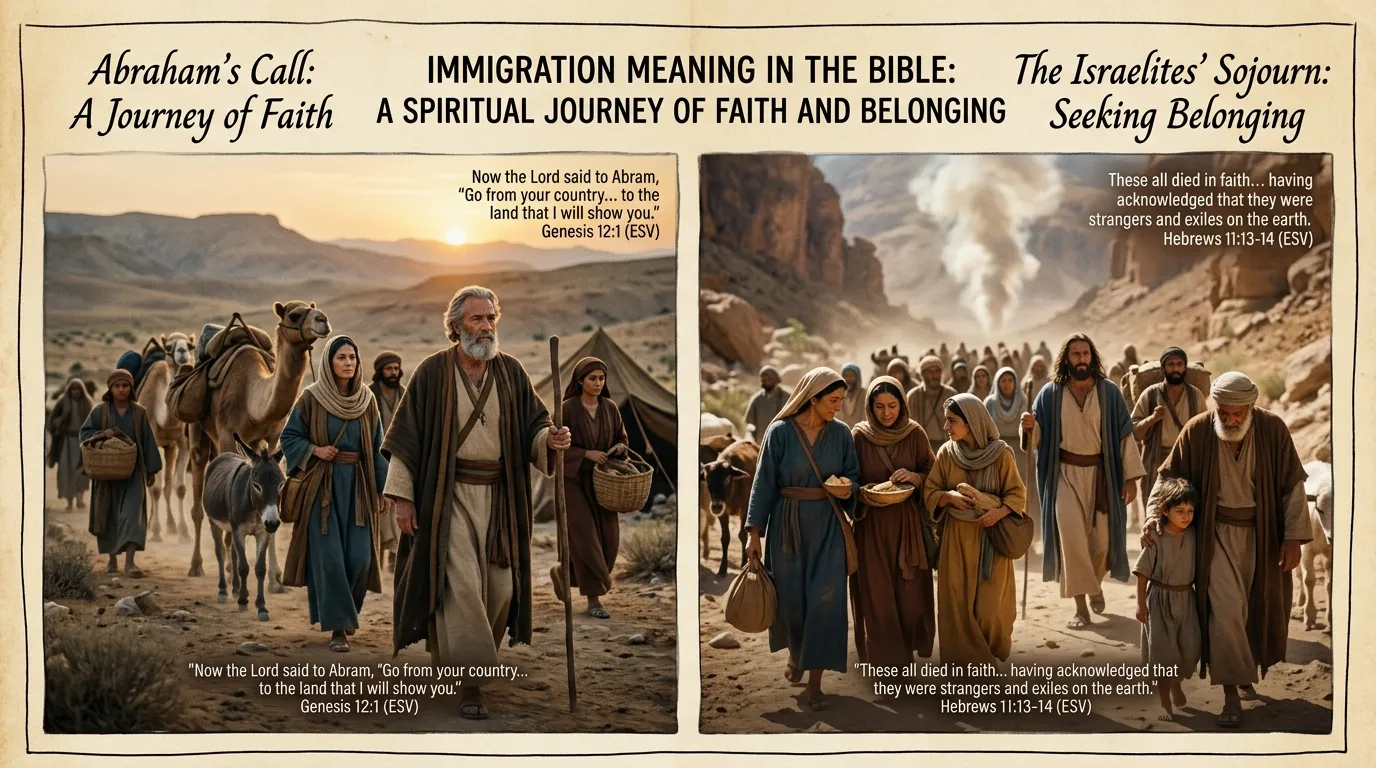Immigration Meaning in the Bible