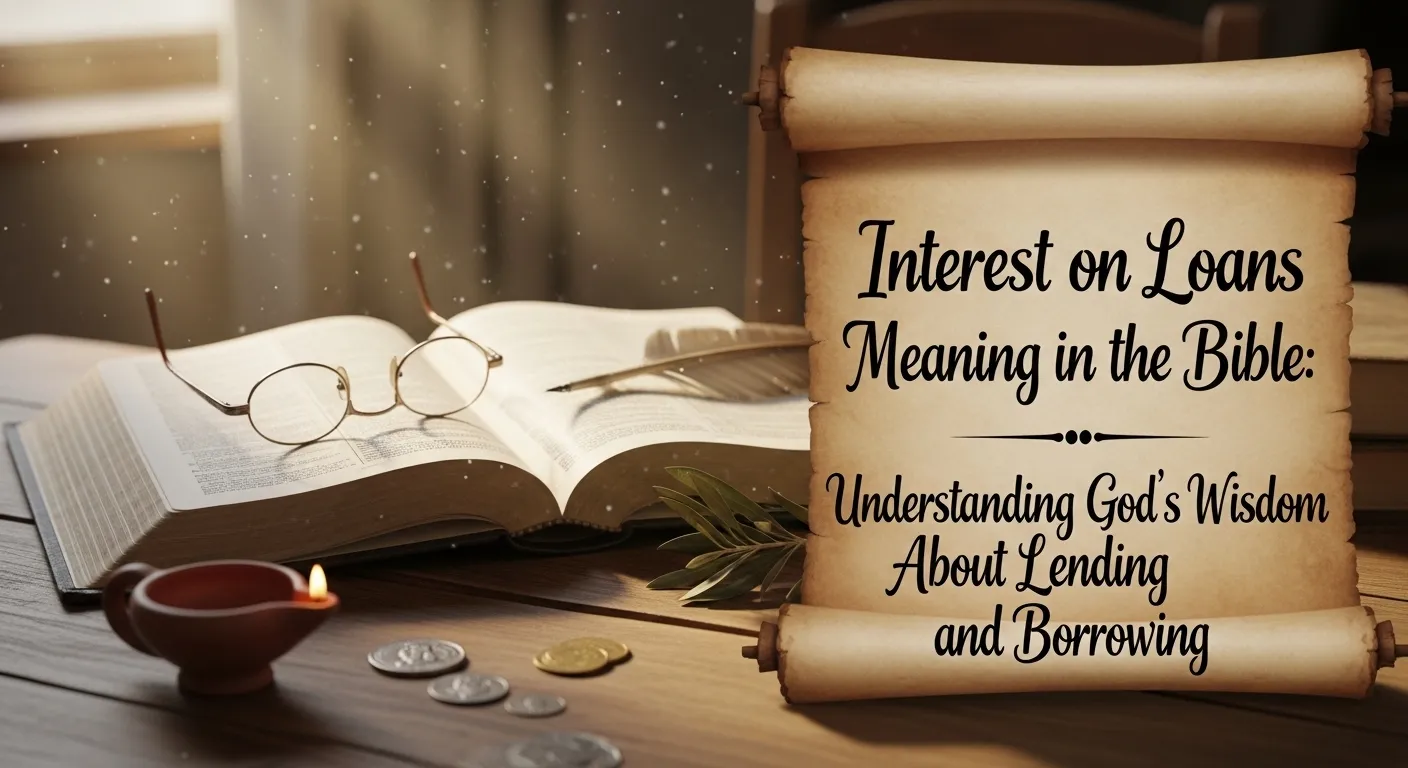 Interest on Loans Meaning in the Bible