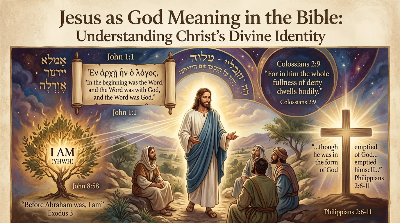 Jesus as God Meaning in the Bible