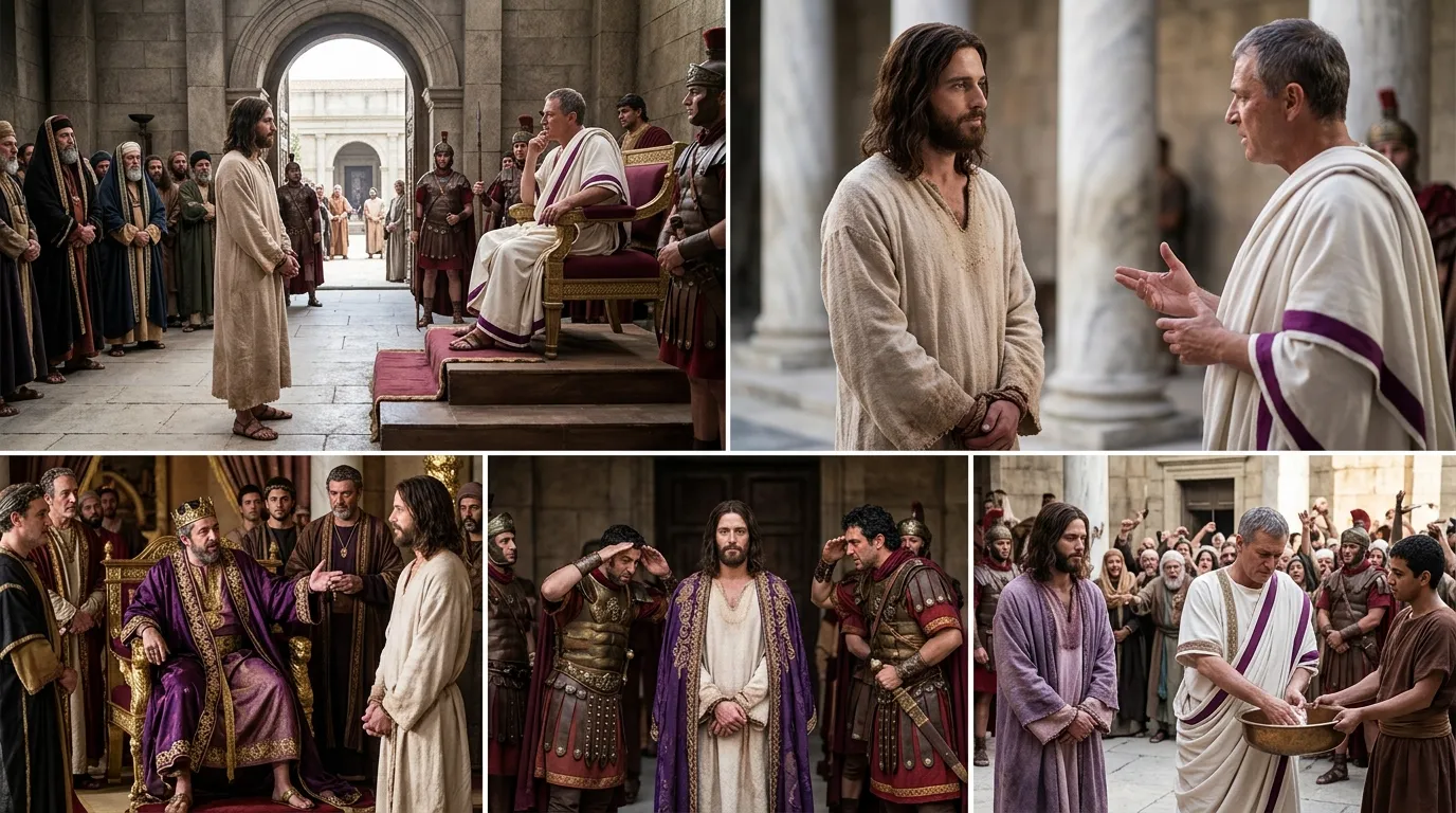Jesus Before Pilate and Herod Meaning in the Bible