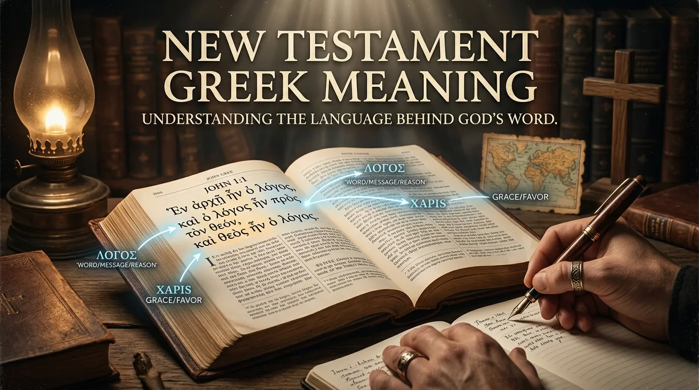 New Testament Greek Meaning in the Bible