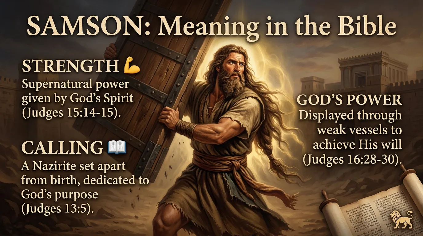 Samson Meaning in the Bible