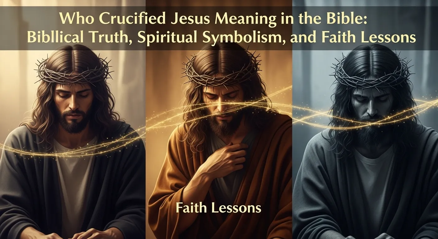 Who Crucified Jesus Meaning in the Bible